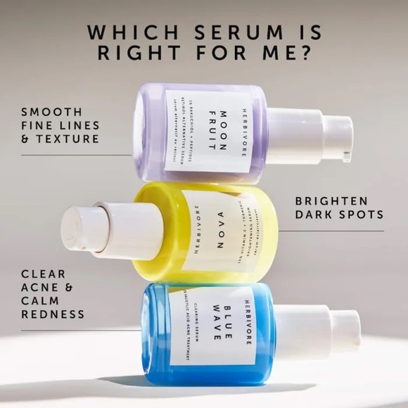 Herbivore Moon Fruit 1% Bakuchiol + Peptides Retinol Alternative Serum 1oz - Picture 4 of 5